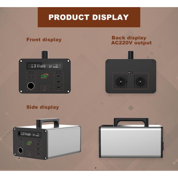 500w Lifepo4 Portable Power Station Camping Solar Emergency Power Supply