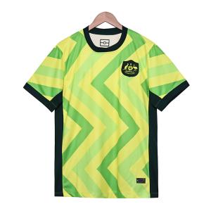 Quality 2025-2026 Australia Home Fan Edition Football Jersey Group Customization for sale