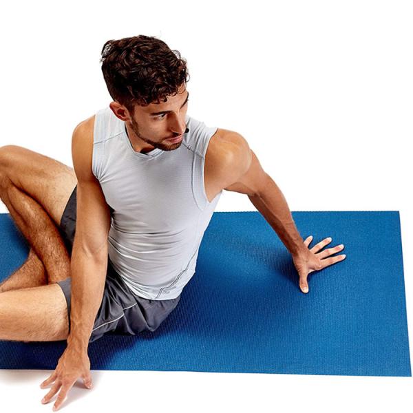 1kg Eco Sweat Absorbent Yoga Mat Outdoor Pink Workout Mat High Toughness