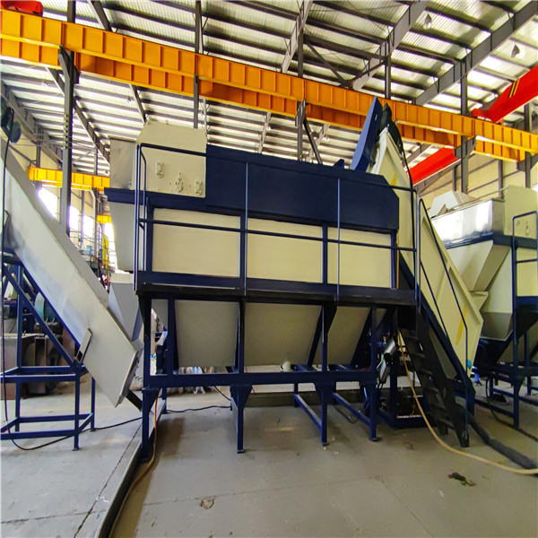 1500kg/Hr PP PE Film Washing Line Plastic Recycling Machine Customerized