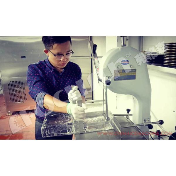 Air Cooling Clear Block Ice Machine Small Capacity Ice Ball for Cold Drinks 600*250*1200mm