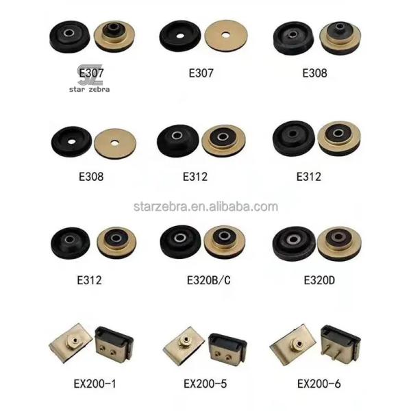 E307 E308 E312 E320B E320C E320D EX200-1 EX200-5-6 Excavator Rubber Engine Mounting Cushion for Energy Mining Industry
