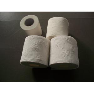 Quality Embossed Virgin White Toilet Tissue Paper Roll , 2ply for sale