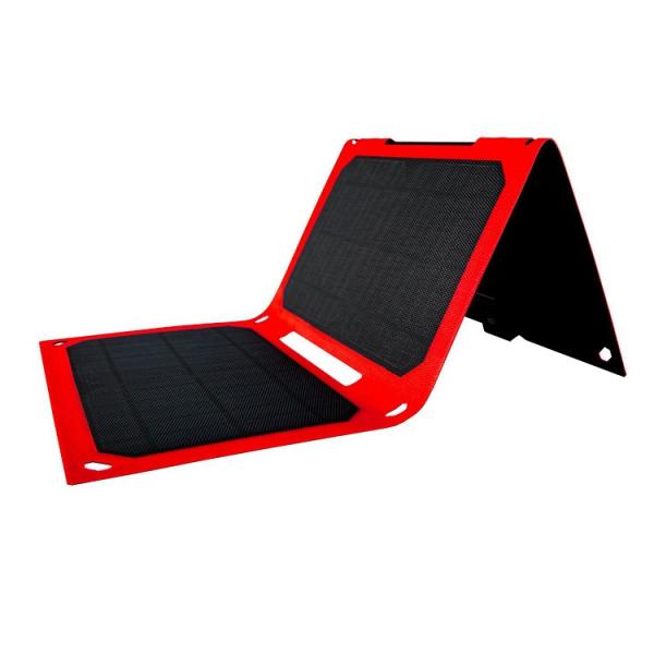 18W Portable Mini Solar Panels Waterproof Dual USB Charger For Outdoor Activities