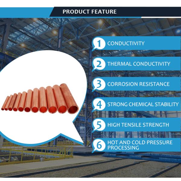 C14520 C14530 Copper Pipe Tube 2'' OEM ODM Straight Nickel C14510