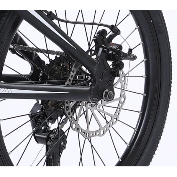 Custom Foldable 20 Inch GOMID Folding City Bike with SHIMANO TX30-7 Speed Gear Shift Lever and Aluminium Alloy Frame