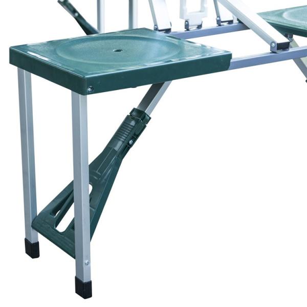 General Outdoor Portable 4 Seats Camp Suitcase Folding Picnic Table for Courtyard Good