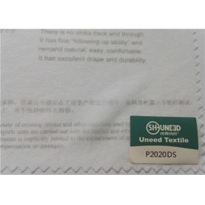 Two Side Coating Fusible Woven Interlining And Interfacing Good Handfeeling