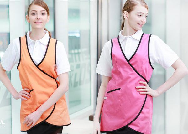 Unisex Vest Custom Cooking Aprons Printing Logo For Coffee Shop Cooking