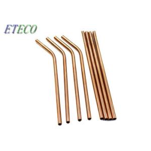 Kids Straight Rainbow Reusable Straws Non Plastic 304 Stainless Steel