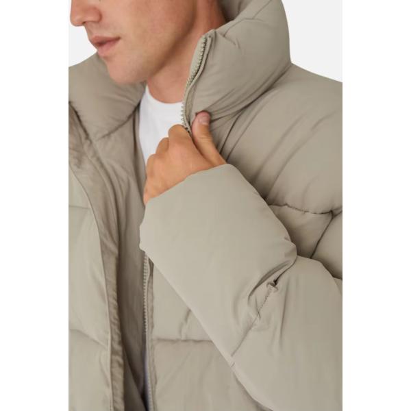 High Quality Men Winter Thicken Zipper Windproof Puffer Coat Hooded Water Resistant Men's Long Jacket