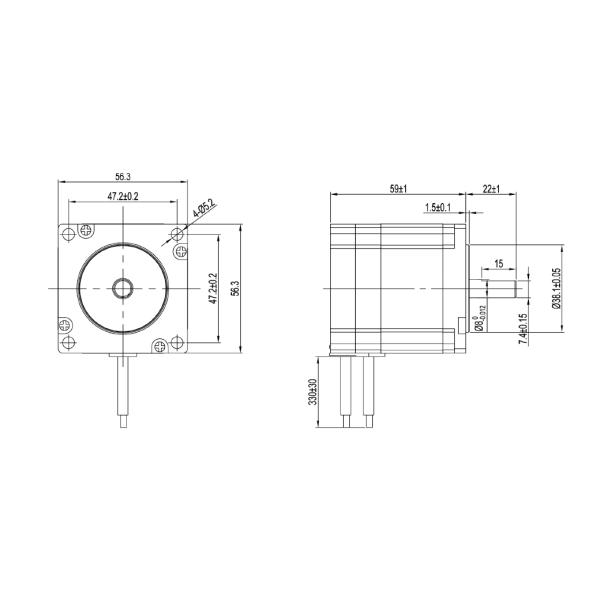 Nema 34 Planetary Gearbox Brushless Motor 24v 250w 80w 1 216 Reduction 0.2nm