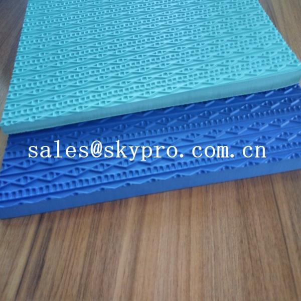 Colorful Shoe Sole Rubber Sheet / soft recycled sheet customized Size