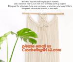 MACRAME FOLDABLE SCREEN, MACRAME WALL HANGING, MACRAME WALL HANGING, MACRAME