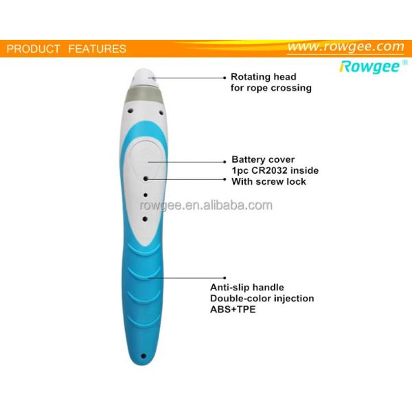 Fitness Jump Rope Blue Unisex Home Fitness Jump Rope With Adjustable Bearing Speed Skipping JP-100