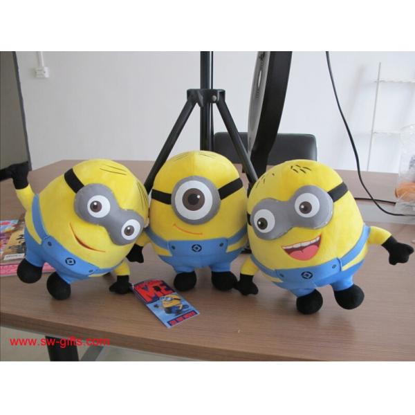 3pcs/set 3D Minions Jorge Plush Toy Stuffed Plush Birthday Gift for Child Christmas Gift