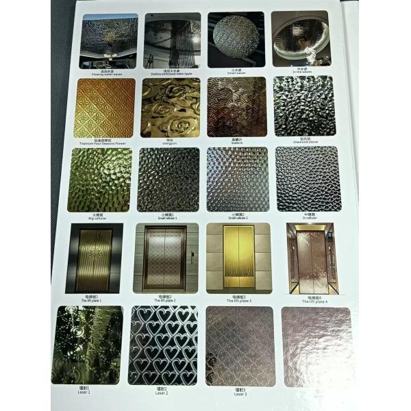 Champaign Gold Stainless Steel Sheet Coil Decorative 0.1mm For Wall Panel 304 316 316L