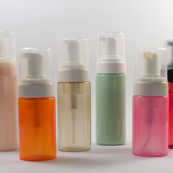 100ml 120ml Green Frosted Plastic Foam Bottle With Fome Pump Musse Foam Cleanser