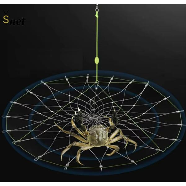 Customized Crab Net Bait Cage Foldable Crab Catching Cage For Ultimate Catch