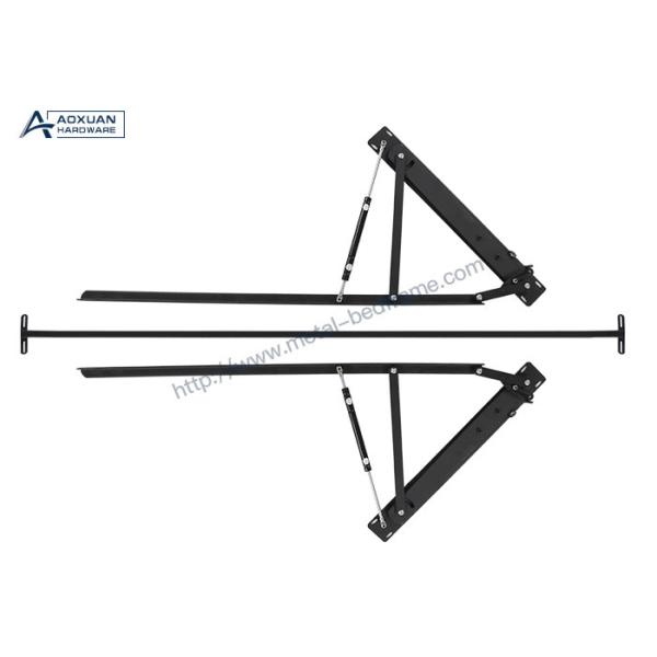 Heavy Duty Black Poplar Slat Ottoman Bed Mechanism