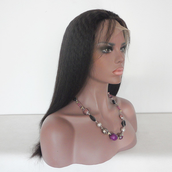Yaki style 130% density full lace wig/ lace front wig remy human hair