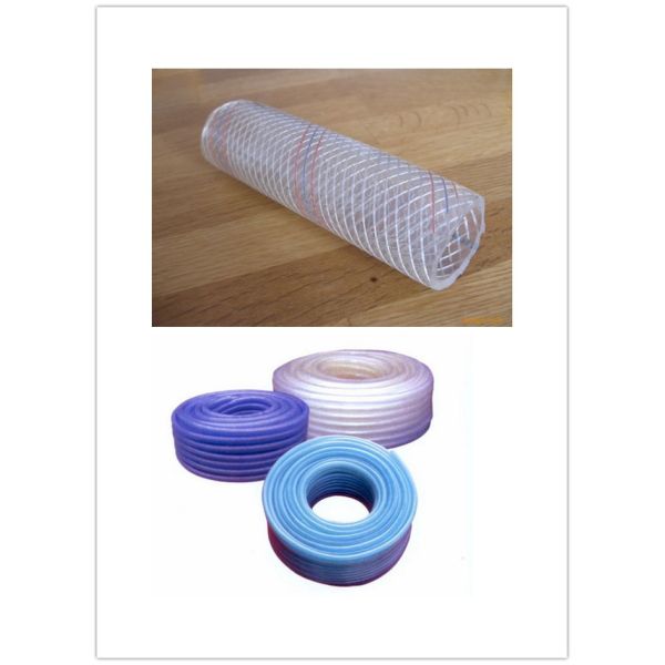 Double Screw Plastic Pipe Manufacturing Machine PVC Fiber Reinforced Soft Pipe Extruder