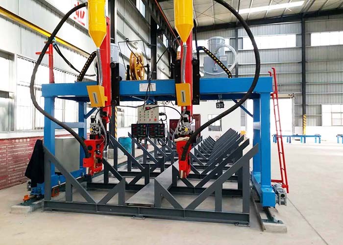 200-800 Mm Web Width H Beam Production Line LMH-5000 Automatic Customized Rail