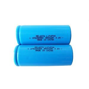 Quality 3000mAh Lithium Iron Phosphate Rechargeable Battery IFR26650E 3.2V for sale