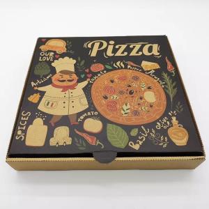 Buy cheap Pizza Package Carton Square Custom Paper Box Custom Logo Printed from wholesalers