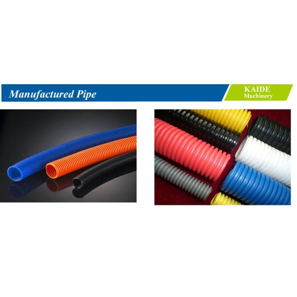 PE Single Wall Corrugated Pipe Production Line KAIDE factory