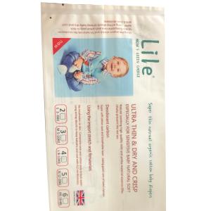 China Supply Biodegradable Baby Diapers plastic Packaging Bag