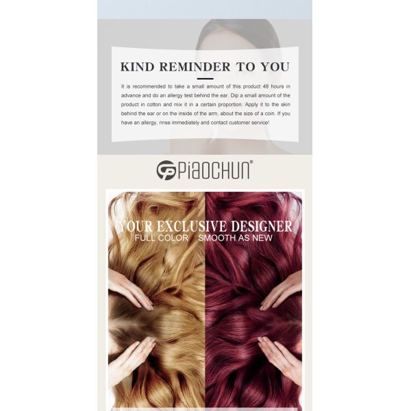 Salon Temporary Permanent Hair Dye Cream , Hair Colouring Cream Custom Logo