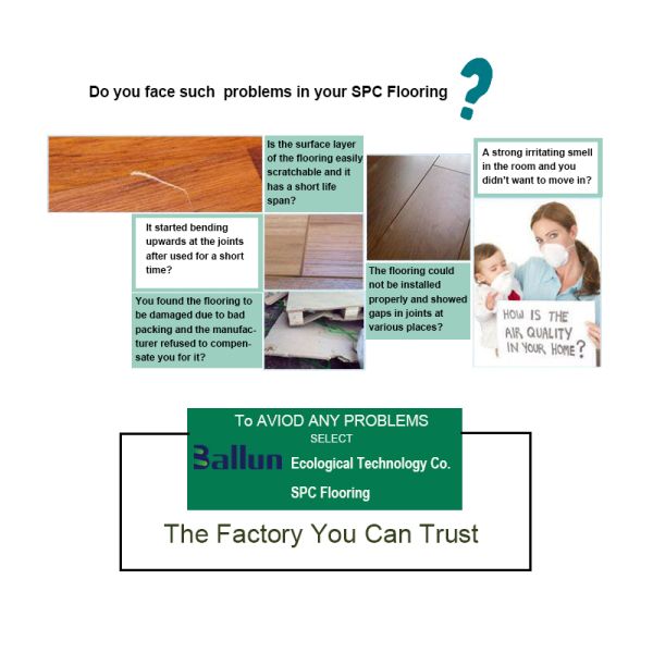 Formaldehyde-Free Plastic Stone Powder SPC Flooring with Unilin Click Lock Installation