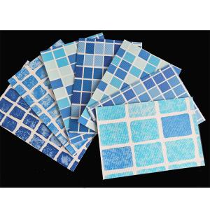 Quality Mosaic 16x32 Pool Liner Embossed 24 Ft Above Ground Pool Liner Width 1.5m Trade for sale