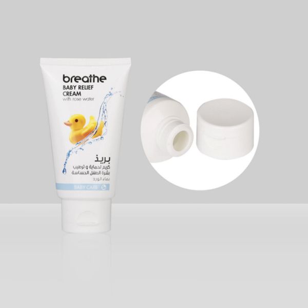 D40mm 70-180ml Custom Cosmetic Tubes Plastic Facial BB Cream Tube With Flip Cap