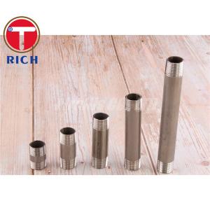 Quality Pipe Fitting Double Thread NPT Stainless Steel Barrel Nipple for sale