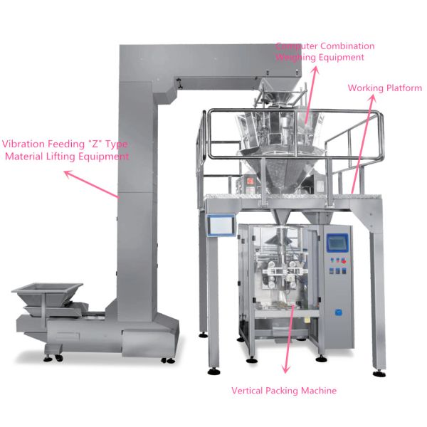 PE Bag Automatic Weighing Packing Machine Dosing Sealing Machine