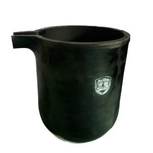 Quality Black Silver Smelting Crucible Chemical Resistant Crucible Silver Melting for sale