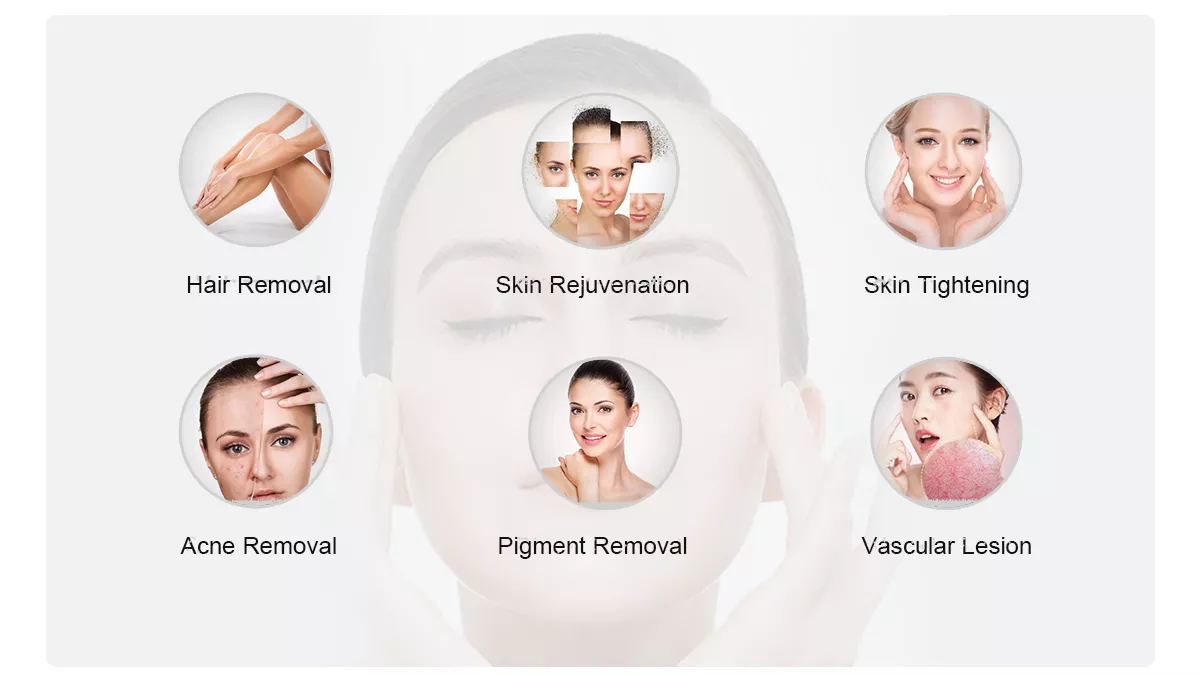 Professional IPL DPL Hair Removal Acne Treatment Skin Rejuvenation Removal Device Permanent Hair Removal Machine