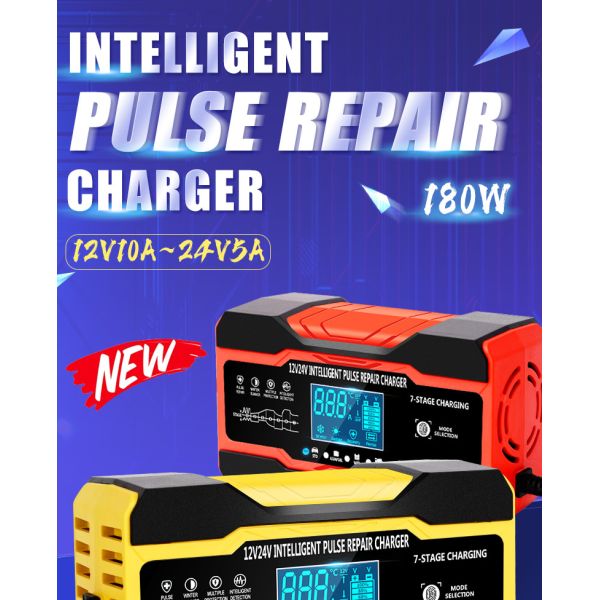 12V 24V PWM Intelligent Lead Acid Battery Charger ISO9001