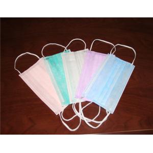 Quality 3 layer disposable non woven medical face mask with earloop for sale