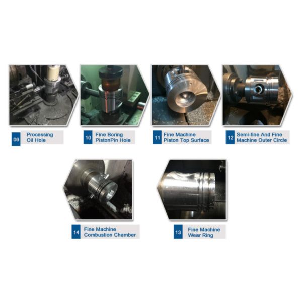 Truck / Car Diesel Engine Piston For Mitsubishi 6D22 Long Warranty Parts Art Piston Japan ME052588