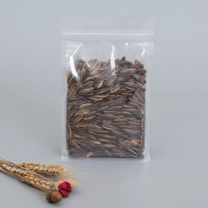 Quality Clear Plastic Mylar PET Flat Bottom Stand Up Pouches for sale