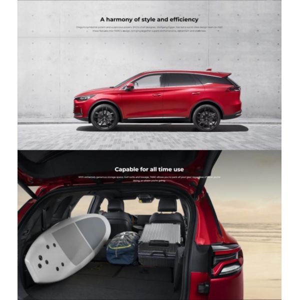 2024 Byd Tang EV Long Range 600km Electric Car New Energy 4-Wheel Drive SUV High Quality Made in China