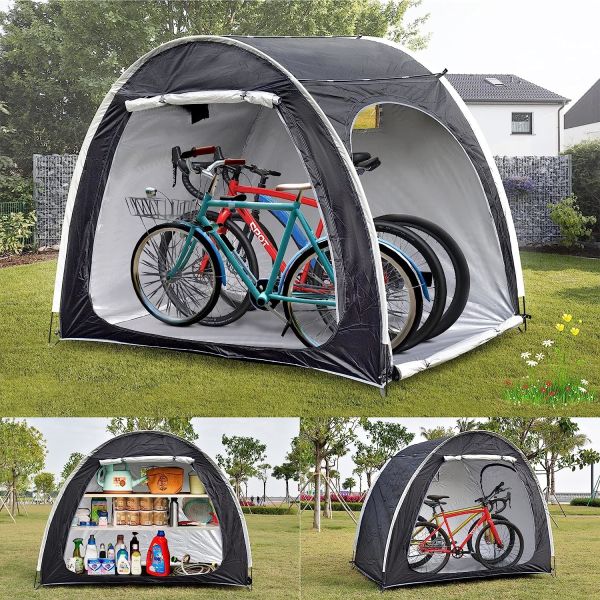 Outdoor Bicycle Storage Room Tent, Bike Cover Storage Outdoor Portable Bicycle Tent, Storage Tent for Home Garden