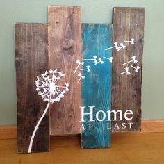 China Lightweight Wood Pallet Plaque , Economic Pallet Art Sayings WP0107 on sale