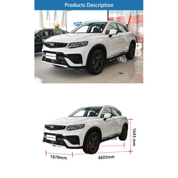 Compact Used Geely Car 110kW Cheap Electric Vehicles SUV Hybrid