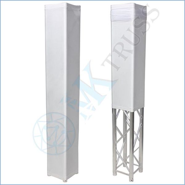 Truss Cover/ Sock 02 Fireproof Stretch Fabric for Black/White Fabric Truss Led Light