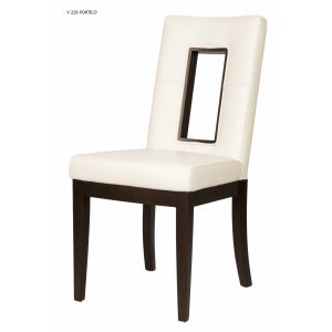 wooden frame fabric/PU  dining chair Y-226#