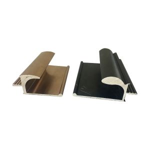 Quality Wardrobe Closet Aluminum Profiles With Silver Bronze Surfaces for sale
